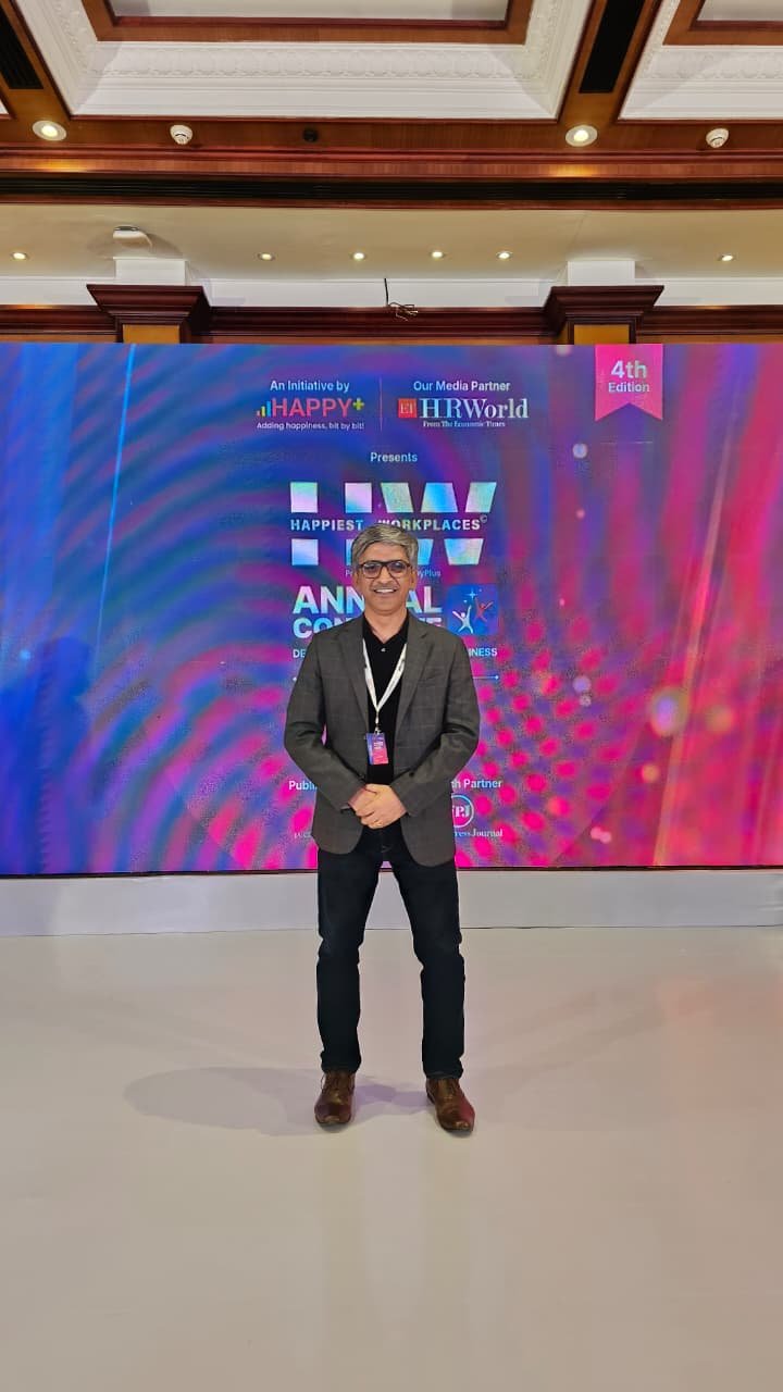 Avnish Srivastava at the Happiest Workplaces Annual Conference, 4th Edition